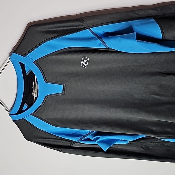KLIM blue and black XL long sleeve summit tech shirt - Picture 2 of 6